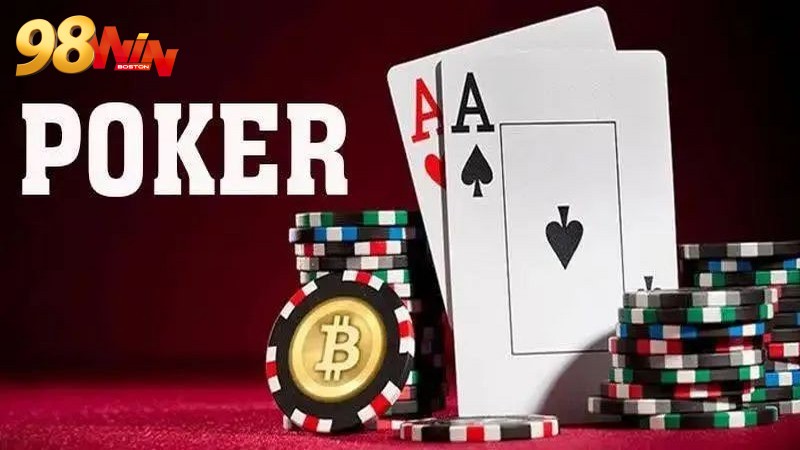 Luật chơi poker 98WIN bao gồm 4 vòng cược thú vị để hội viên cá cược