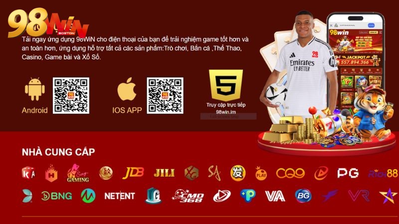 Thao tác tải app 98WIN cho IOS vô cùng nhanh chóng.
